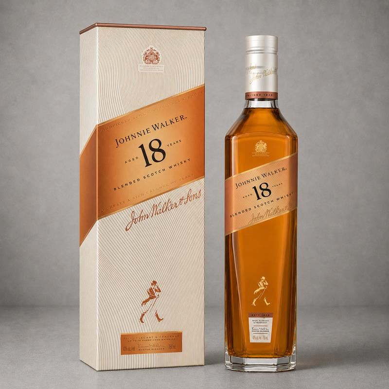 Whisky Johnnie Walker 18 Años 750ml con Caja